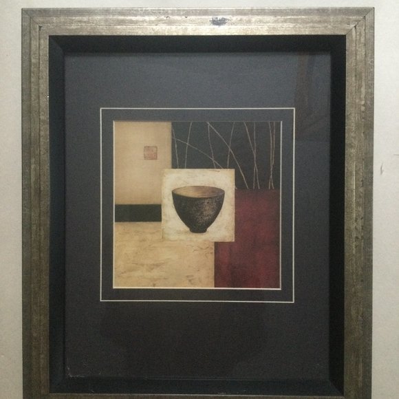 Art in motion Framed Print of Chinese antique bowl wall hanging - Picture 1 of 4